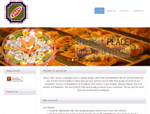 Tablet Screenshot of jainbiscuit.com
